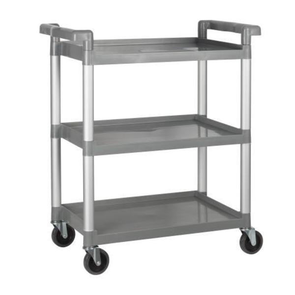 Winco 32 in x 16 1/4 in Gray Utility Cart UC-2415G